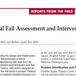 A Hospital Fall Assessment and Intervention